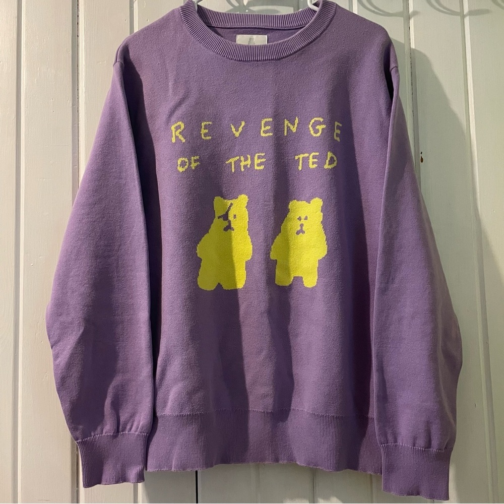 Teddy Fresh “revenge of the ted” sweatshirt-large EUC